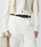 Zegna Braided leather belt