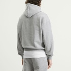 ANNIE HOOD Men's Mini Logo Hoodie in Marl Grey