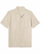 120% - Camp-Collar Linen Shirt - Neutrals
