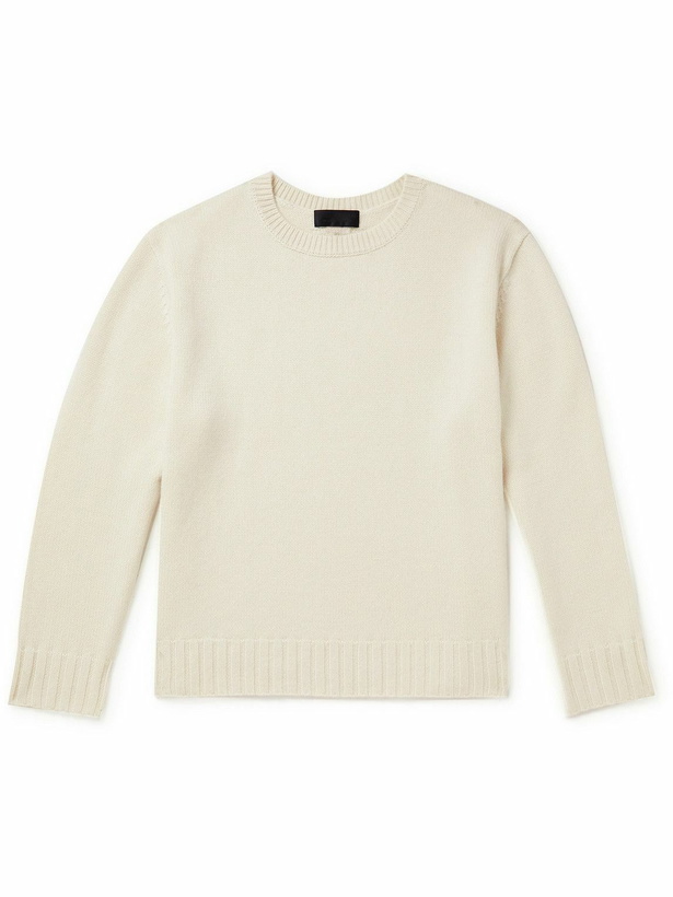 Photo: Nili Lotan - Boynton Cashmere Sweater - White