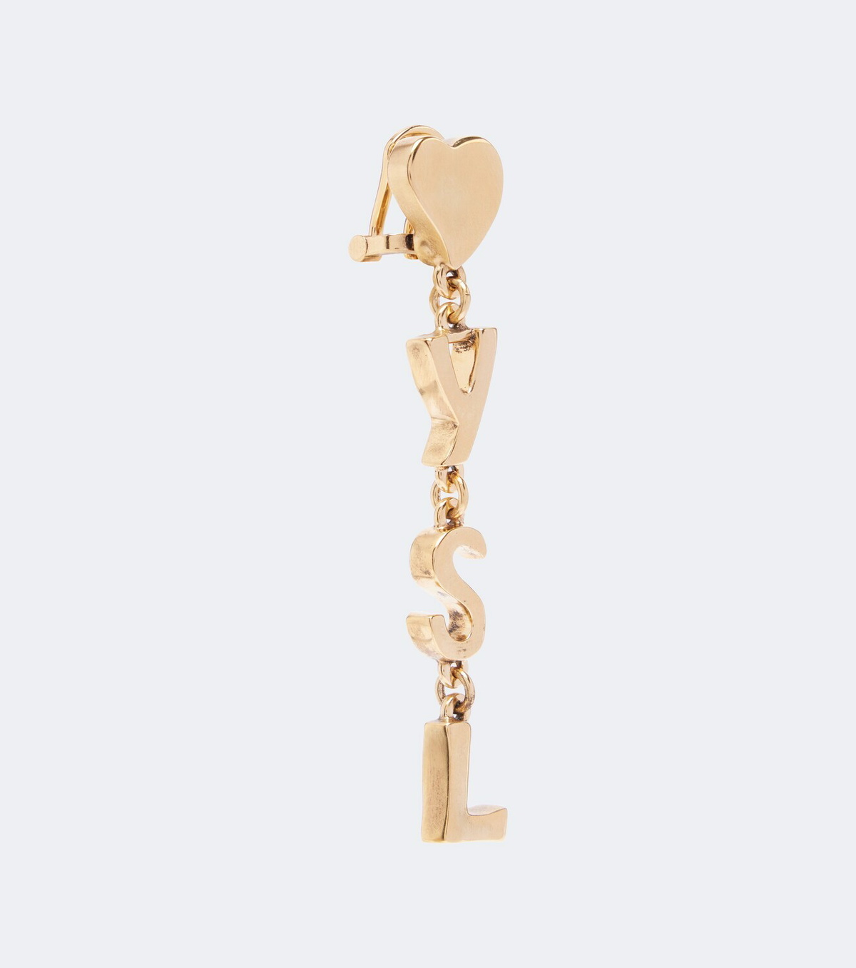Saint Laurent YSL Paris drop earrings