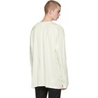 TAKAHIROMIYASHITA TheSoloist. Off-White Long Sleeve Oversized T-Shirt