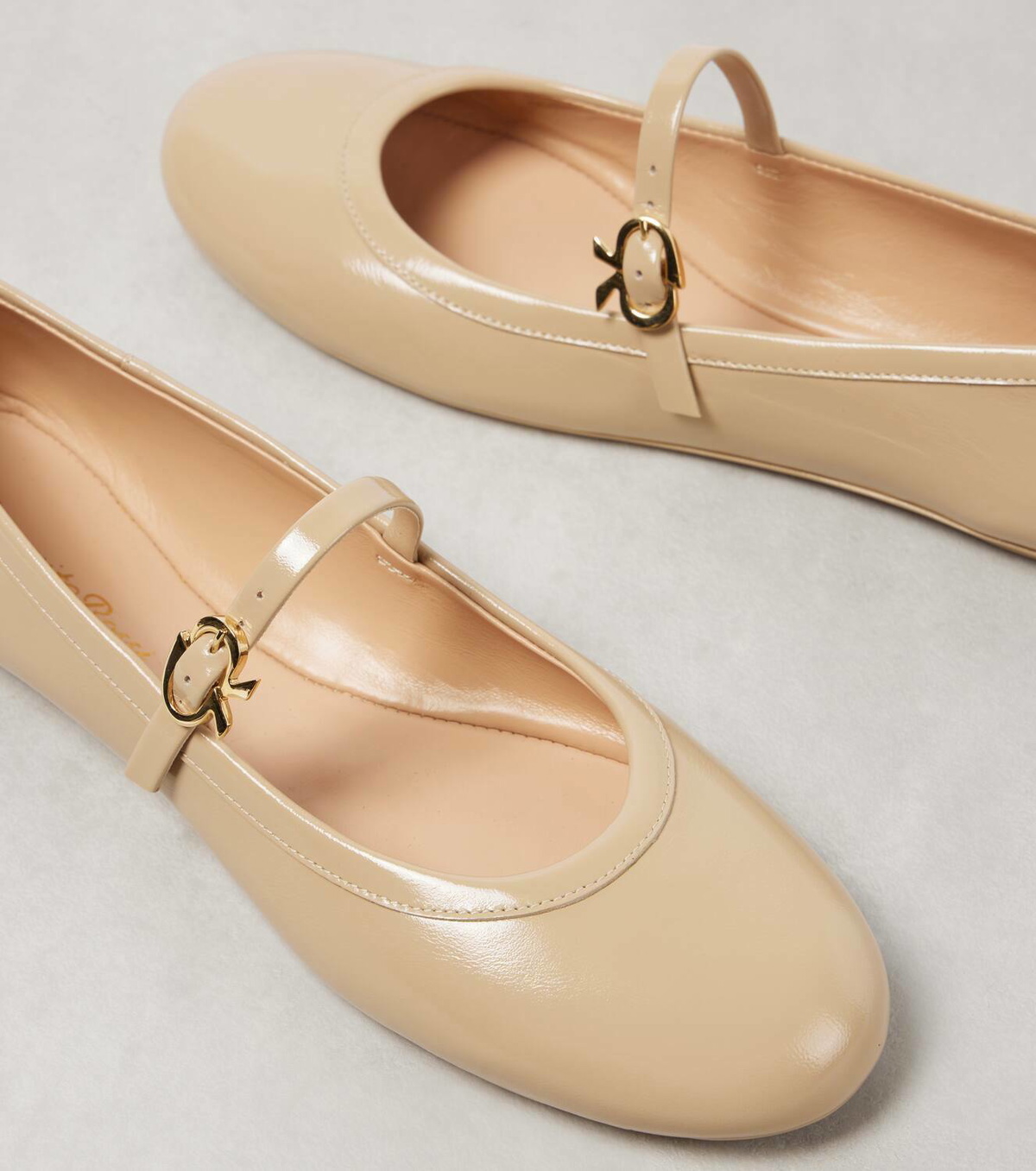 Gianvito Rossi Carla patent leather Mary Jane flats Gianvito Rossi