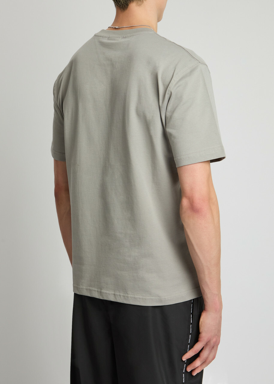 Daily Paper Orbit Logo Cotton T-shirt Grey