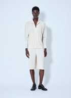 Homme Plissé Issey Miyake Pleated Half Zip Through Top