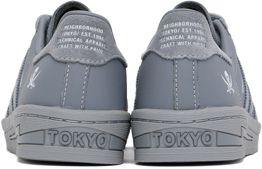 adidas Originals Gray Neighborhood Edition SSTR N 2024 Sneakers adidas  Originals