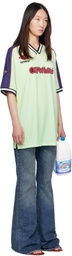 Off-White Green Soccer Minidress