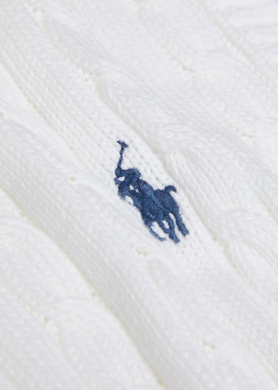 Polo Ralph Lauren Cable-knit Cotton Vest White