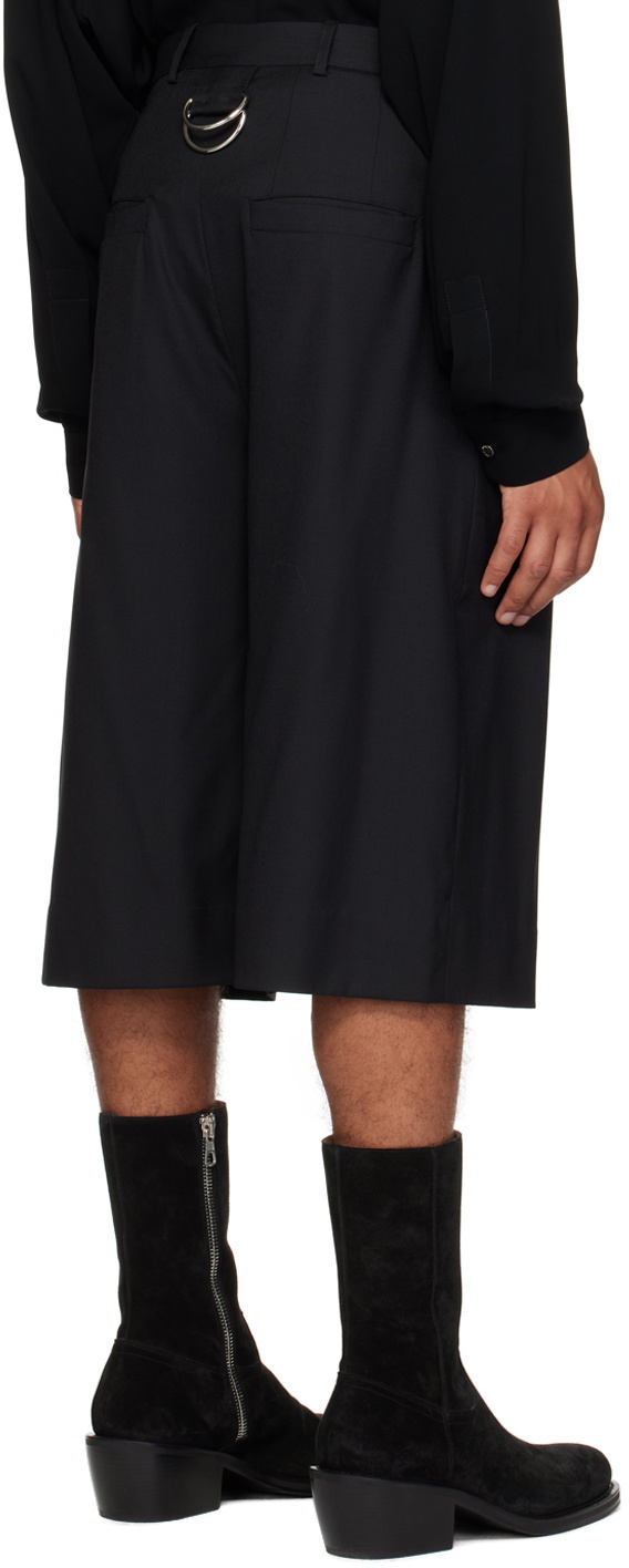 Parnell Mooney Black Pleated Shorts