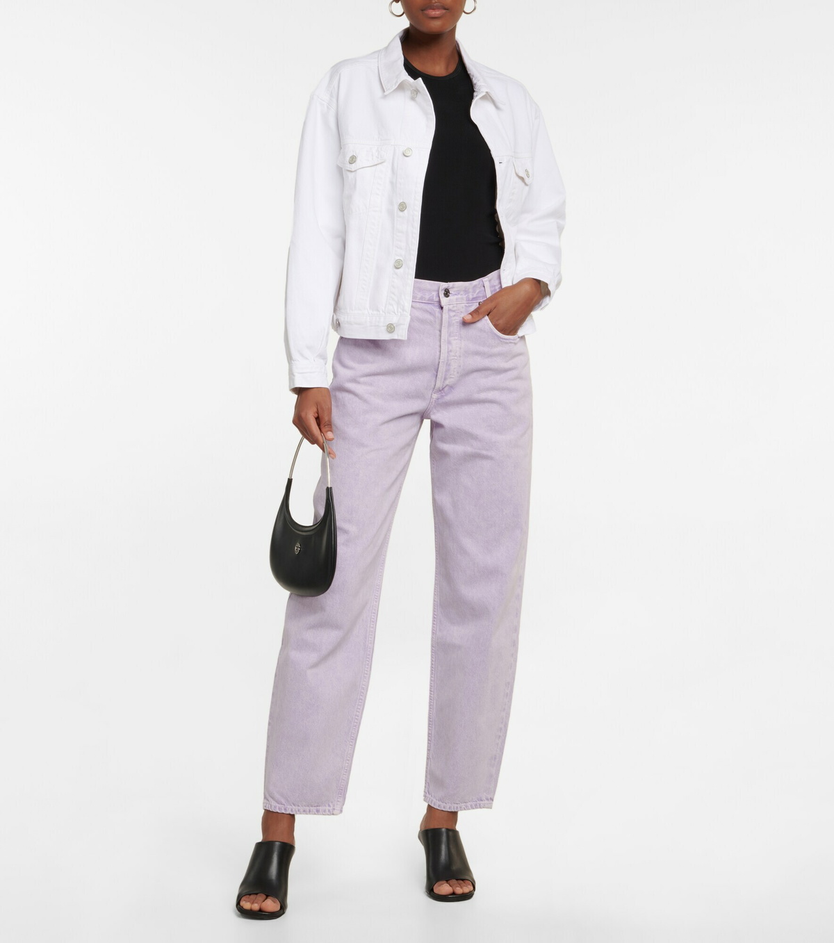 Agolde - Tapered Baggy high-rise jeans