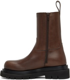 Bottega Veneta Brown Lug Boots