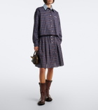 Miu Miu Aventure Mini leather top-handle bag