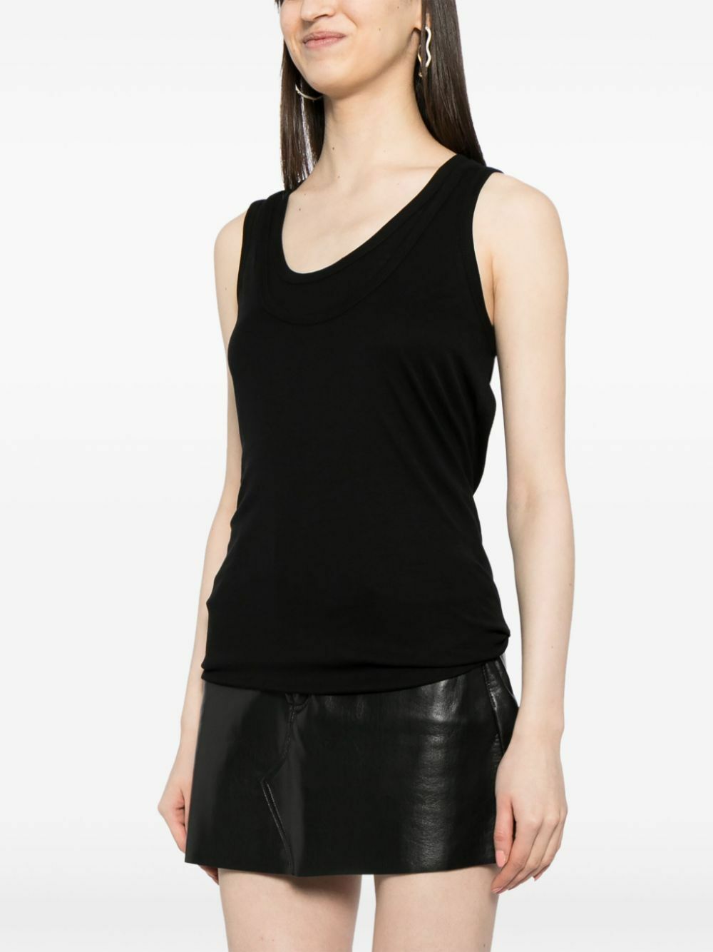 HELMUT LANG タンクトップ M　ブラック　黒 Helmut Lang Seatbelt Tank Top | Black | FARFETCH