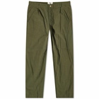 Folk Men's Crinkle Assembly Pant in Olive