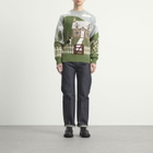 Junya Watanabe MAN Men's Intarsia Jacquard Jumper in Multi