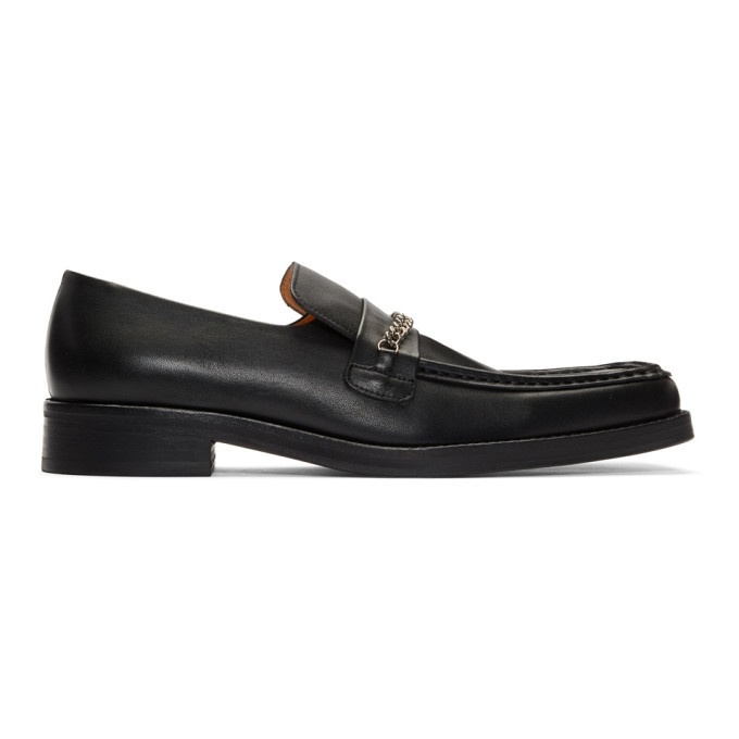 Photo: Martine Rose Black Leather Loafers