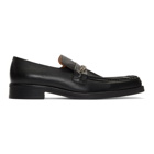 Martine Rose Black Leather Loafers