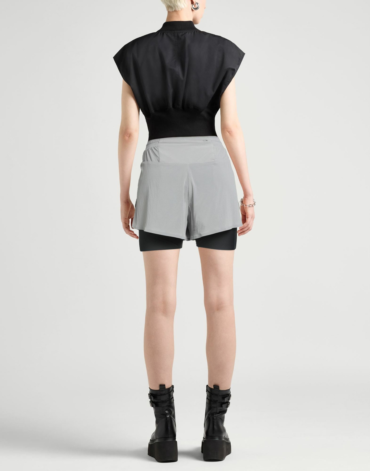 Y-3 Womens Shorts & Bermuda Shorts in Grey