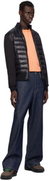 MACKAGE Black Collin-R Mixed Media Nano Down Bomber Jacket