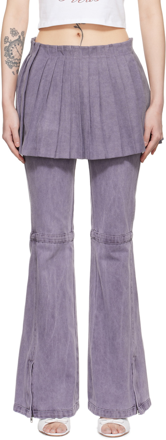 Nodress Purple Faded Denim Jeans Nodress