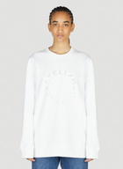 Stella McCartney Hotfix Rhinestone Logo Sweatshirt