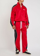 Nahmias Logo-embroidered Jersey Track Jacket Red