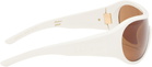 Miu Miu Eyewear White Ivresse Sunglasses