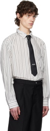 C2H4 White Lineation Recliner Shirt