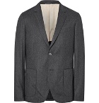 Gant Rugger - Grey De Luxe Mélange Wool-Flannel Suit Jacket - Men - Charcoal