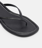 Staud Freja leather thong sandals