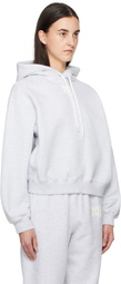 alexanderwang.t Gray Puff Logo Hoodie