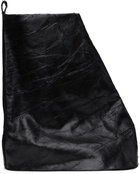 Rick Owens DRKSHDW Black Porterville Low Fetish Boots