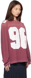 Acne Studios Red Logo Jersey T-shirt
