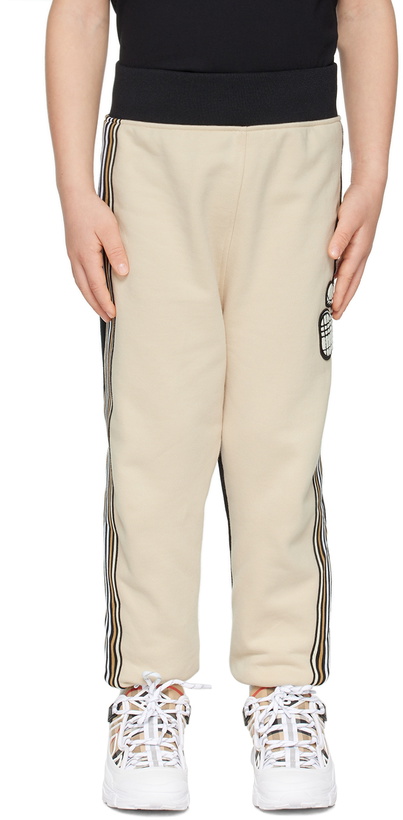 Photo: Burberry Kids Beige Bear Lounge Pants