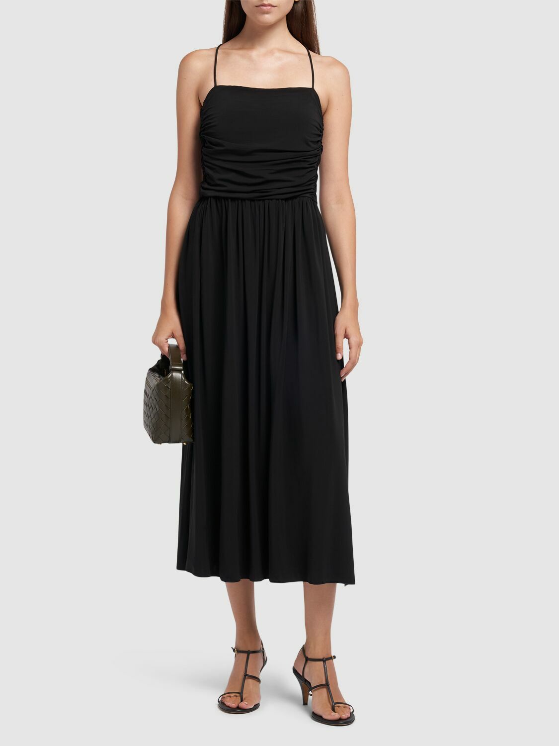 MAX MARA ワンピース Belted jersey midi dress 911488 MAX MARA ワンピース Belted jersey midi dress 911488 (Max