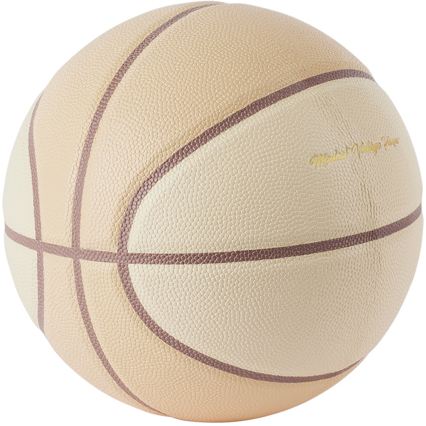Modest Vintage Player SSENSE Exclusive Brown Leather Basketball