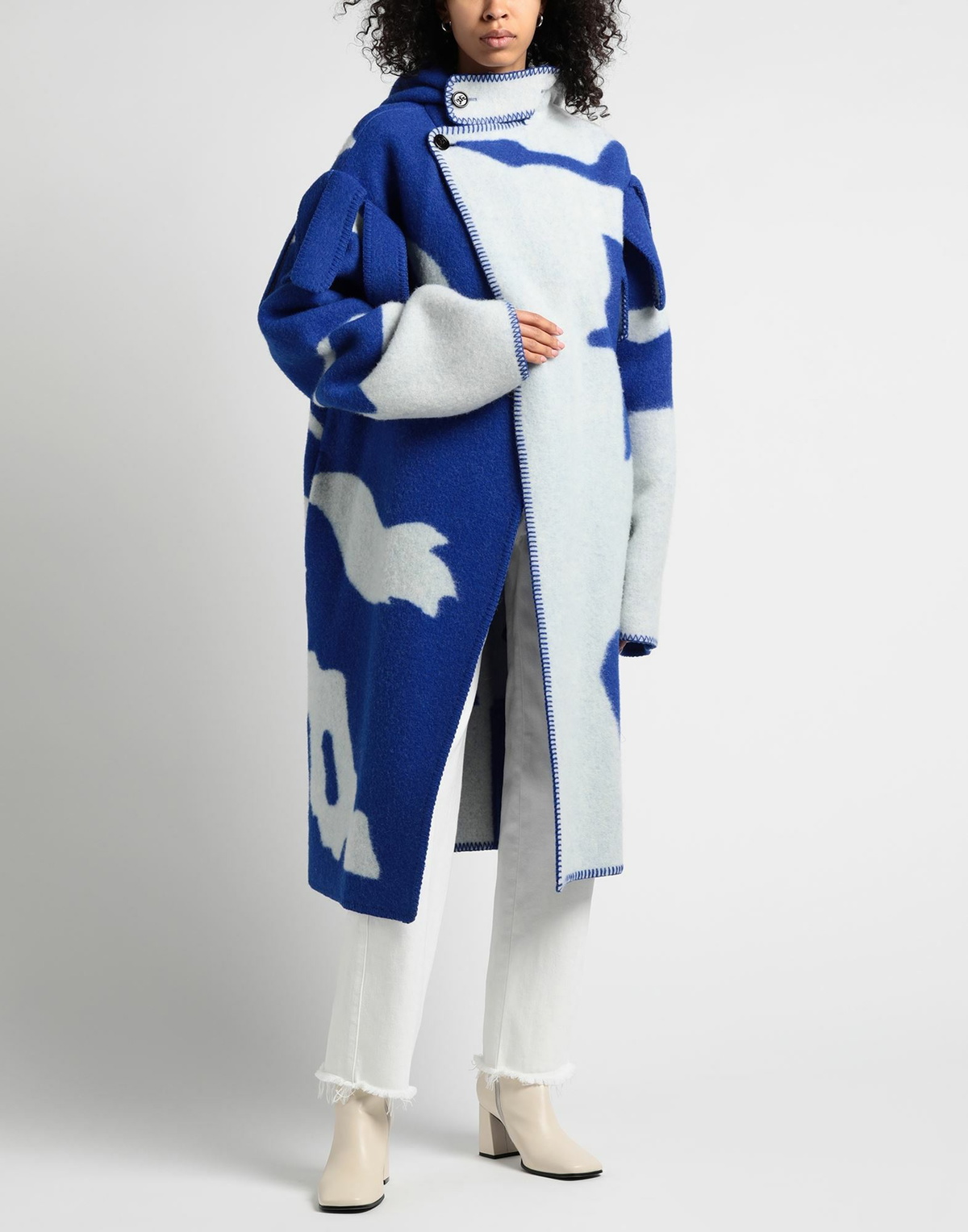 Burberry Womens Coat Bright in Blue