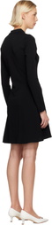 Sandy Liang Black Lori Midi Dress