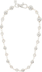 Pearl Octopuss.y Silver Pearl Sphere Necklace