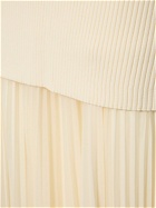 PROENZA SCHOULER Niki Pleated Satin & Knit Midi Dress