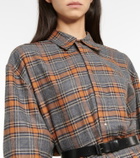 Petar Petrov Addam checked shirt dress
