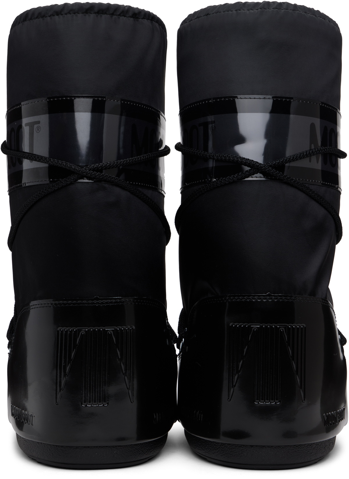ミドルブーツ MOON BOOT ICON LOW GLANCE BLACK SATIN BOOTS BLACK ICON LOW GLANCE BLACK SATIN BOOTS | Moon Boot®
