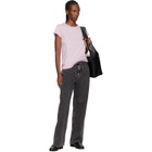 rag & bone Black Phoebe Wide-Leg Drawstring Jeans