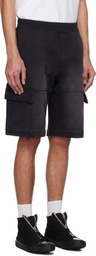 1017 ALYX 9SM Black Garment Dye Cargo Shorts