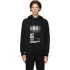 Neil Barrett Black Get Lost Hoodie