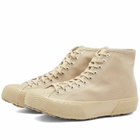 Artifact by Superga Men's 2435 Sateen Hi-Top Sneakers in Beige