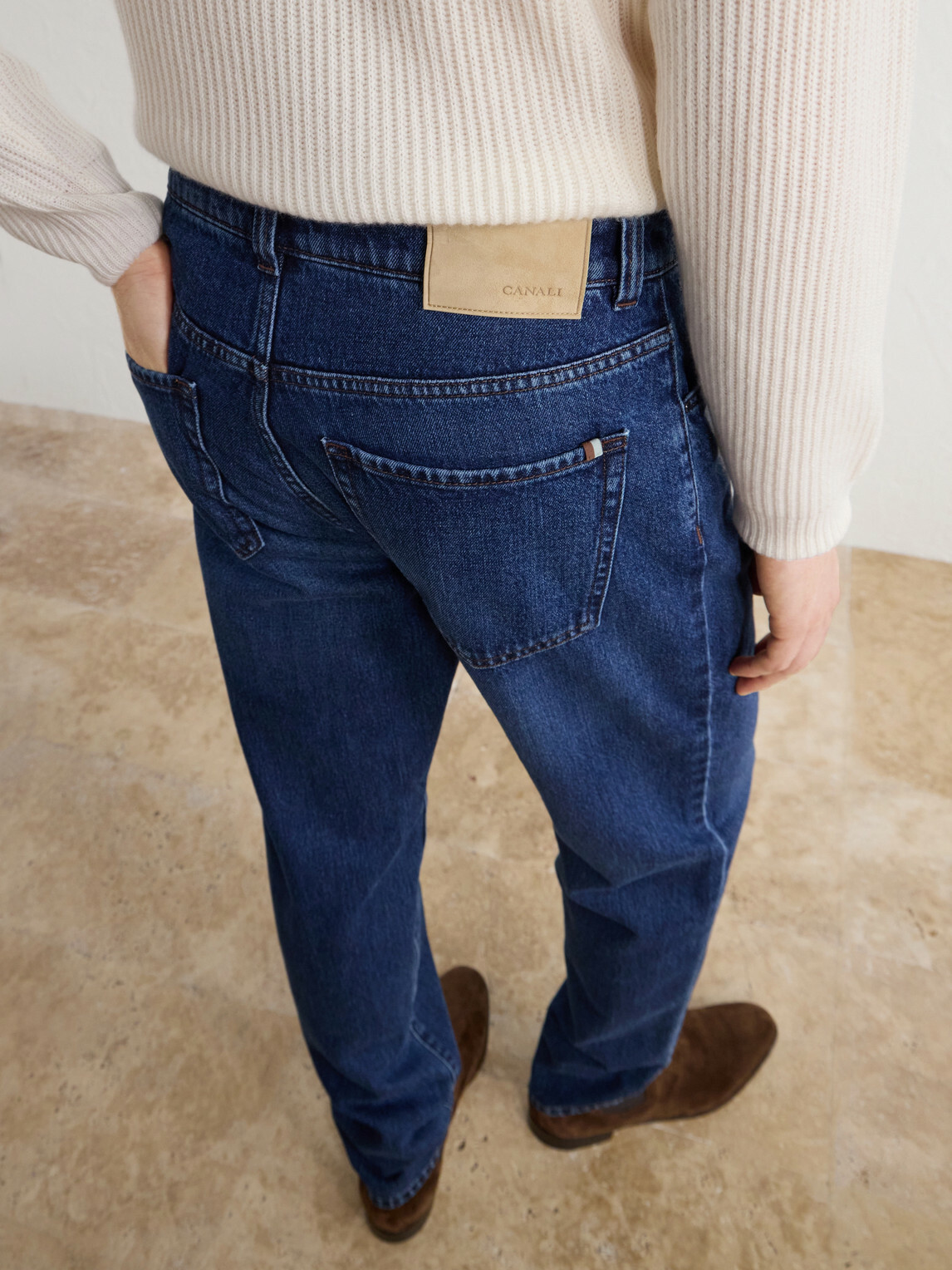 Canali - Tapered Jeans - Blue