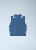 Stone Island Denim Multi-Pocket Vest