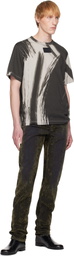 Helmut Lang Gray Feather T-shirt