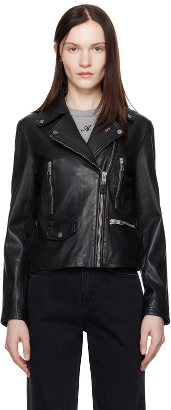 Photo: Ksubi Black Amplify Leather Jacket